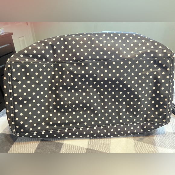 Kate Spade Black and White Polka Dot Travel Bag - Picture 6 of 8